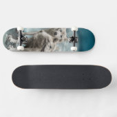 Wolven Persoonlijk Skateboard (Horizontaal)