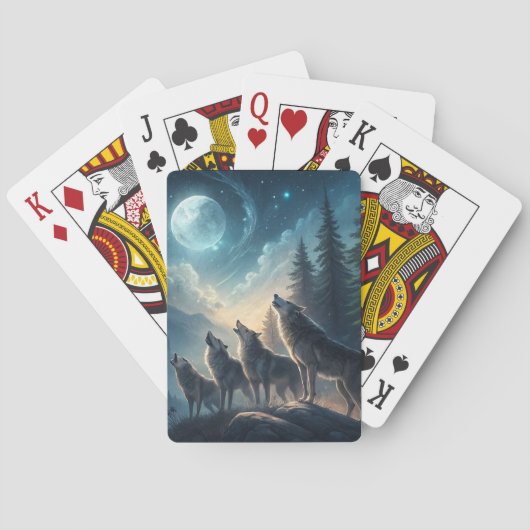 Wolven Pokerkaarten (Achterkant)