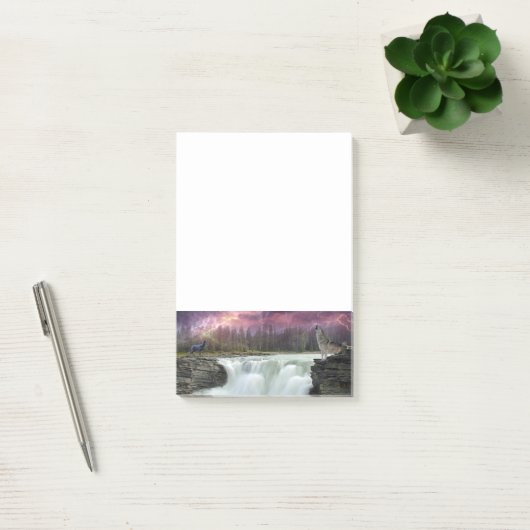 Wolven Post-it® Notes (Kantoor)