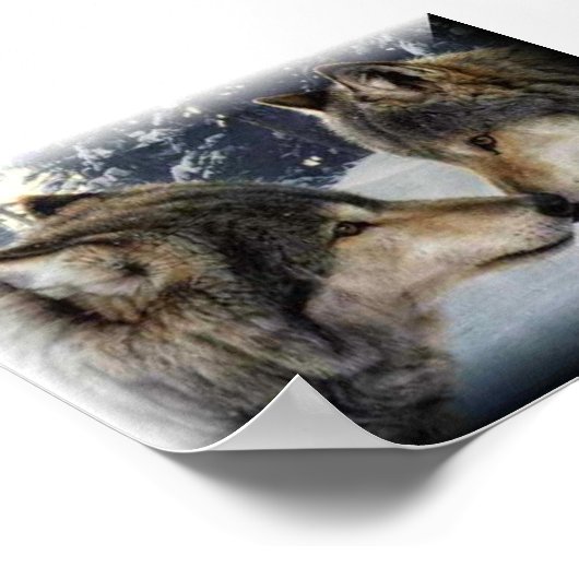 Wolven Poster (Hoek)