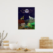 Wolven Poster (Keuken)