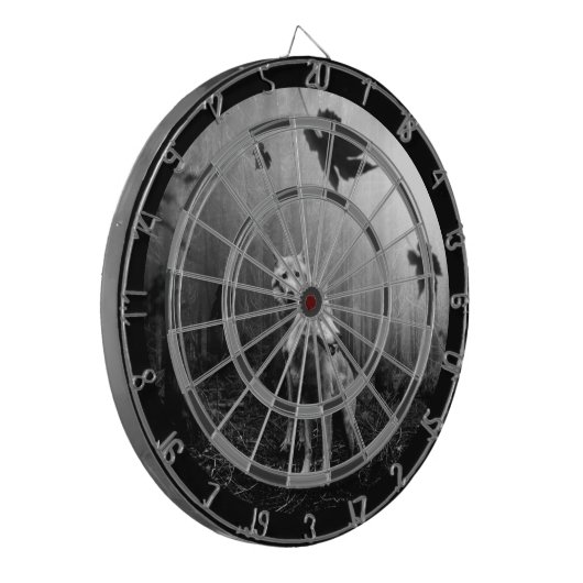 Wolven Regulation Dartboard Dartbord (Voorkant Links)
