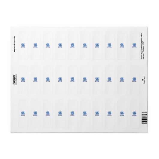 Wolven Sierkussen Etiket (Full Sheet)