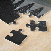Wolven Silhouet Schilderij van Alfred Fox Legpuzzel (Zijkant)