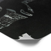 Wolven Silhouet Schilderij van Alfred Fox Poster (Hoek)