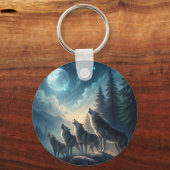 Wolven Sleutelhanger (Voorkant)