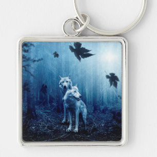 Wolven Sleutelhanger