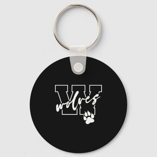 Wolven  sleutelhanger (Voorkant)