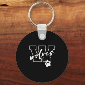 Wolven  sleutelhanger (Voorkant)