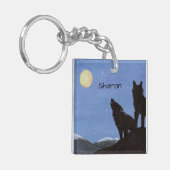 Wolven Sleutelhanger (Voorkant Links)