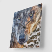 WOLVEN STAAN OP JE GROND VIERKANTE KLOK (Hoek)