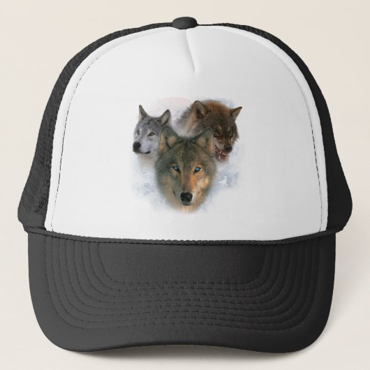 Wolven Trucker Pet (Voorkant)
