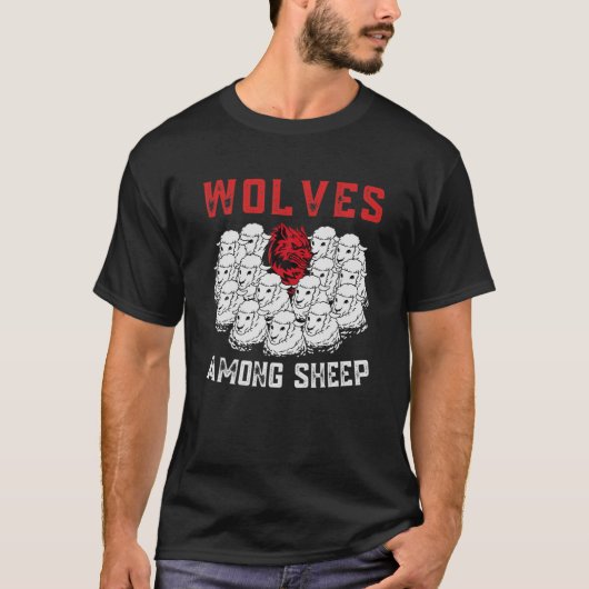 Wolven-tussen-schaap ik was niet geboren als een s t-shirt (Voorkant)
