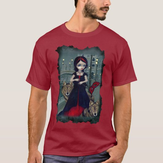 Wolven van Venetië gothic vampire Shirt (Voorkant)