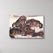 Wolven van Winifred Austen,  wilde dieren