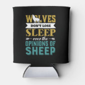 Wolven verliezen geen slaap over de mening van sch blikjeskoeler (Voorkant)