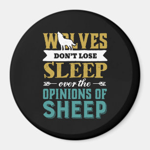 Wolven verliezen geen slaap over de mening van sch magneet