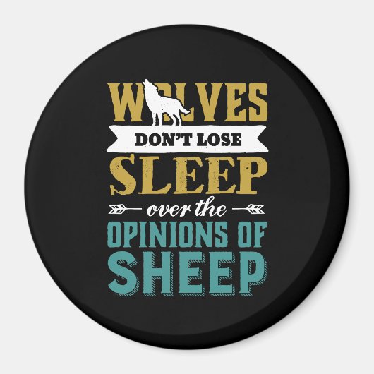 Wolven verliezen geen slaap over de mening van sch magneet (Voorkant)