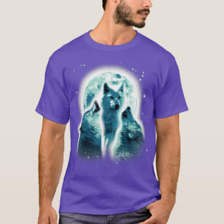 Wolven Volle Maan Wildlife T-shirt