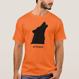 wolven voor altijd zwart op goud t-shirt