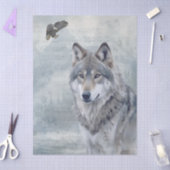 Wolven Watercolor Tissuepapier (Craft)