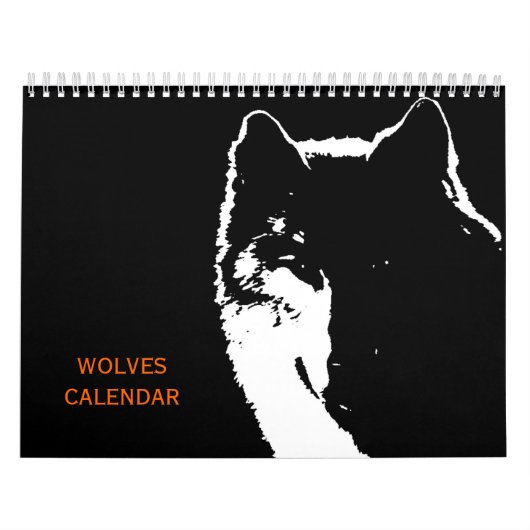 Wolven - Wilde dieren Kalender (Hoes)