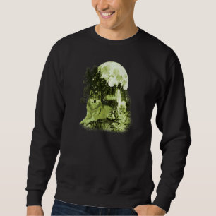 Wolven Wildlife Animal Waterfall Moon Wolf en A Trui