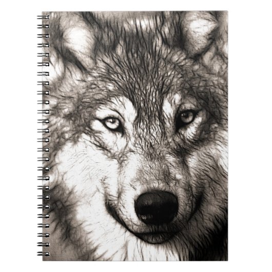 Wolven Wolf Animals Wild Natuur Forest Notitieboek (Voorkant)