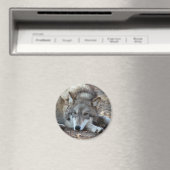 Wolven Wolf Magnet (Insitu (Vaatwasser))