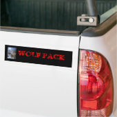 Wolven, WOLF PACK Bumpersticker (Op Truck)