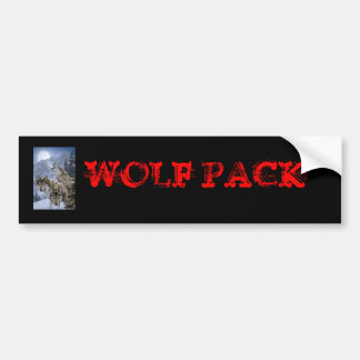 Wolven, WOLF PACK Bumpersticker