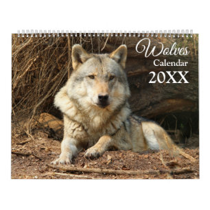 Wolven Wolf Wilde Dieren Muur Kalender