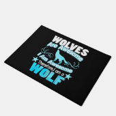 Wolven zijn geweldig Ik ben geweldig Grappige Wolf Deurmat (Schuin)