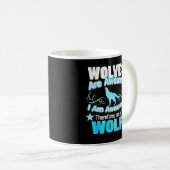 Wolven zijn geweldig Ik ben geweldig Grappige Wolf Koffiemok (Voorkant rechts)