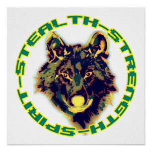 wolvenembleem perfect poster