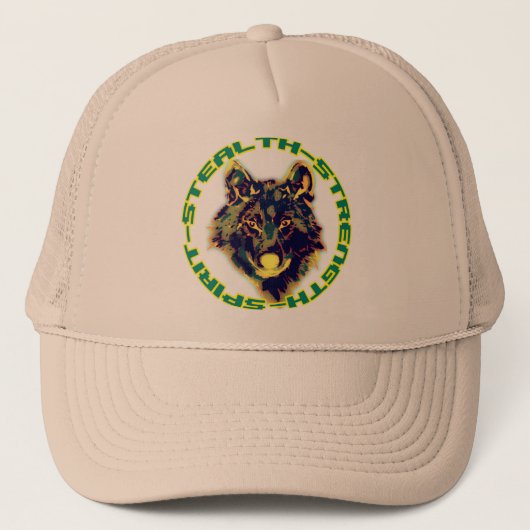 wolvenembleem trucker pet (Voorkant)