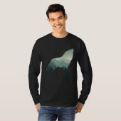 Wolvenhuilend Bergwoud T-shirt (Voorkant volledig)