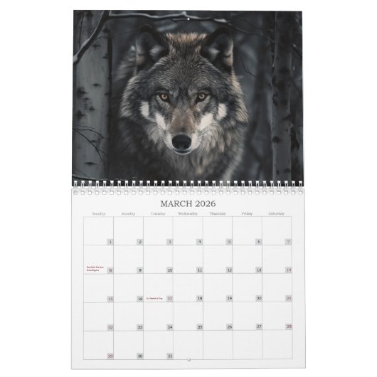 Wolvenkalender 2025 kalender (Mar 2026)
