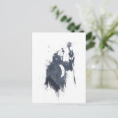 Wolvenlied (blauw) briefkaart (Staand voorkant)