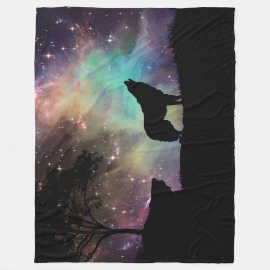 WOLVENNEVEL FLEECE DEKEN (Voorkant)