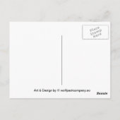 wolvenpaar briefkaart (Achterkant)