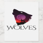 Wolvenpact Wijn Etiket (Enkel label)