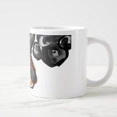 Wolvenpoot in lucht grote koffiekop (Rechts)