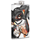 Wolvenpoot in lucht heupfles (Rechts)