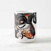 Wolvenpoot in lucht koffiemok (Center)