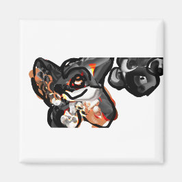 Wolvenpoot in lucht magneet