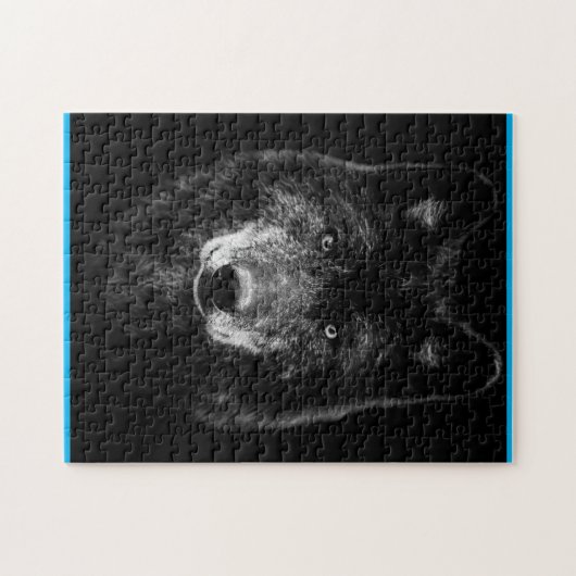 wolvenpuzzel legpuzzel (Horizontaal)