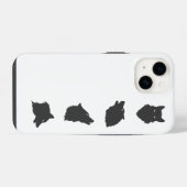 Wolvenroedel iPhone Hoesje (Achterkant horizontaal)