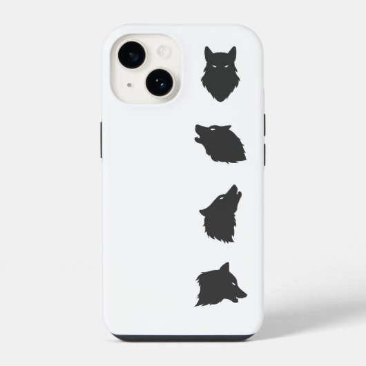 Wolvenroedel iPhone Hoesje (Achterkant)