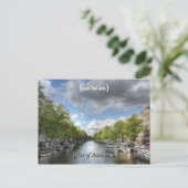 Wolvenstraat / Singel Canal, Sights of Amsterdam Briefkaart (Staand voorkant)